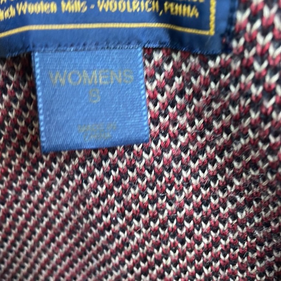 Woolrich Cottage Cabin Moose Zipper Sweater Vest - Picture 7 of 13